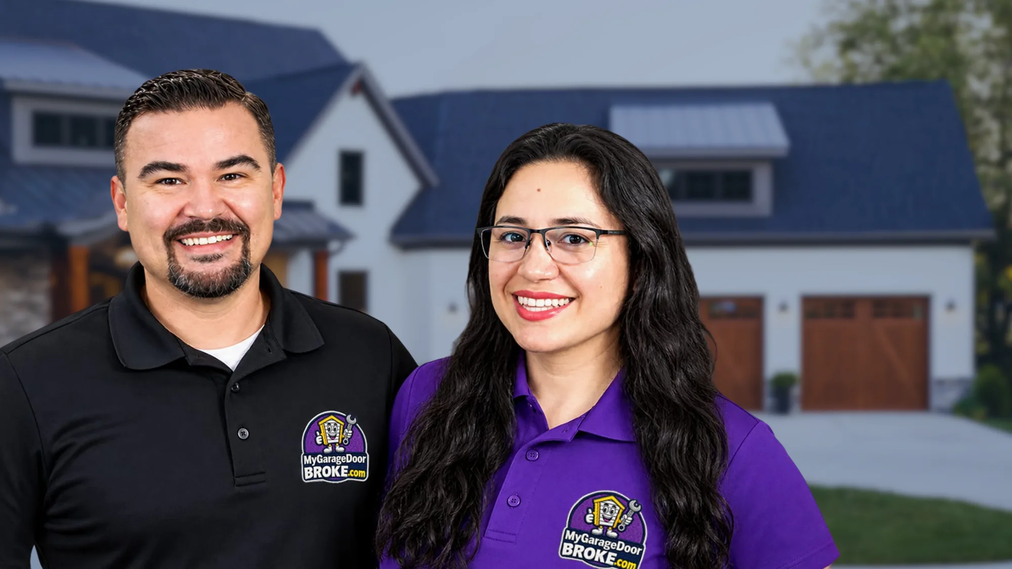 Mitch and Michelle - Owners of MyGarageDoorBROKE.com™