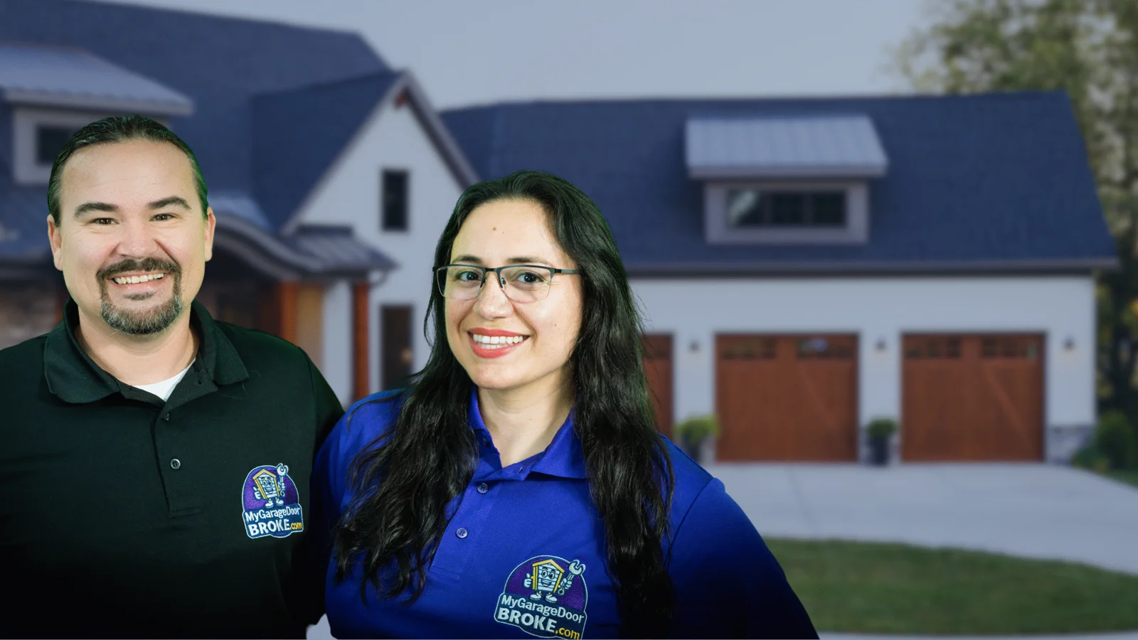 Mitch and Michelle - Owners of MyGarageDoorBROKE.com™